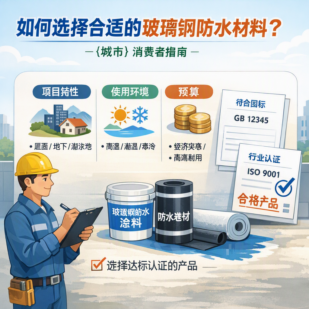 如何判定玻璃钢防水材料的合格标准? 驻马店 消费者指南